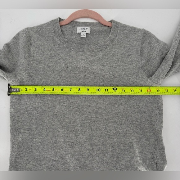 J. Crew Cotton-Merino wool blend Teddie sweater - Picture 3 of 9